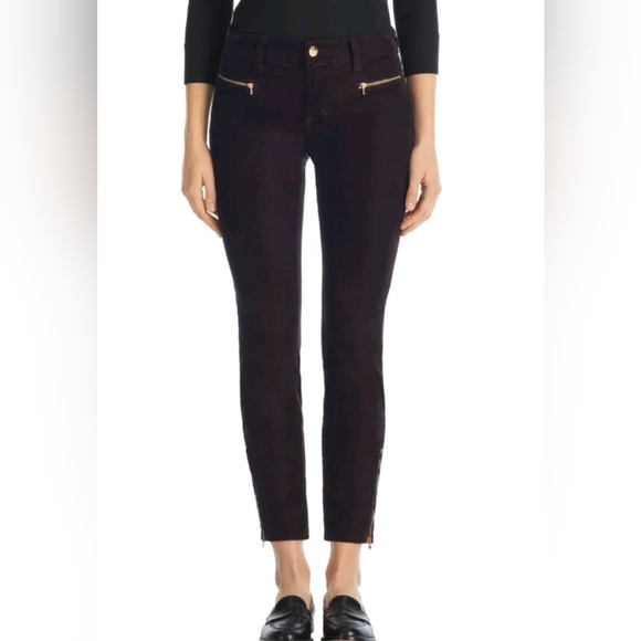 ❤️ J BRAND ISELIN CORDUROY SKINNY JEANS IN PLUM PURPLE, 6 (28) - Picture 1 of 13
